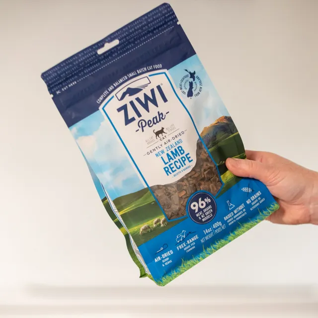 【ZIWI巔峰】鮮肉貓糧-羊肉 1kg 4件組(貓飼料/全齡貓/寵物食品/生食/肉片)