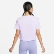 【NIKE 耐吉】上衣 女款 短袖上衣 運動 AS W NSW CLUB CRP TEE FTRA 紫 BV6176-511