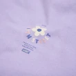 【5th STREET】女裝立體花朵logo印花設計短袖T恤-紫色(山形系列)