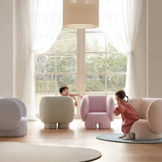【iloom 怡倫家居】DOTTO 兒童沙發(小象椅 單人小沙發 4色)