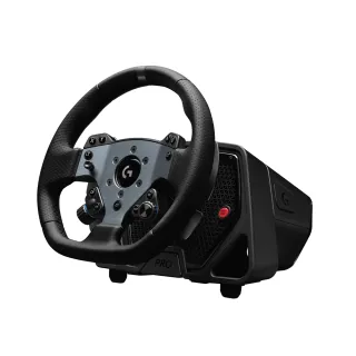 【Logitech G】G PRO 模擬賽車方向盤 + 模擬賽車踏板(僅限PC介面可用)