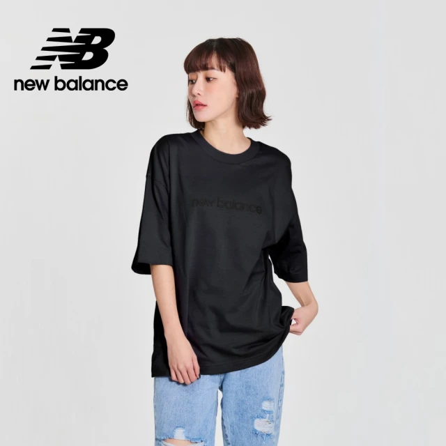 NEW BALANCE NB 寬鬆短袖上衣_女性_黑色_WT41555BK(美版 版型偏大)