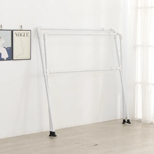 【IDEA】2.5米伸縮摺疊加厚X型曬衣架(可升降/晾曬架)