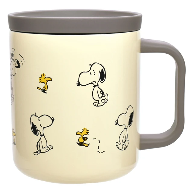 大西賢製販 SNOOPY 史努比 不鏽鋼馬克杯 保溫杯 400ml 與胡士托(餐具雜貨)