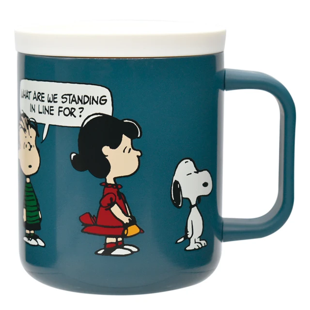 大西賢製販 SNOOPY 史努比 不鏽鋼馬克杯 保溫杯 400ml 排隊(餐具雜貨)