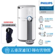 【Philips 飛利浦】雙效UV-C滅菌RO濾淨瞬熱飲水機+單膝按摩器(ADD6910+PPM5301DB)