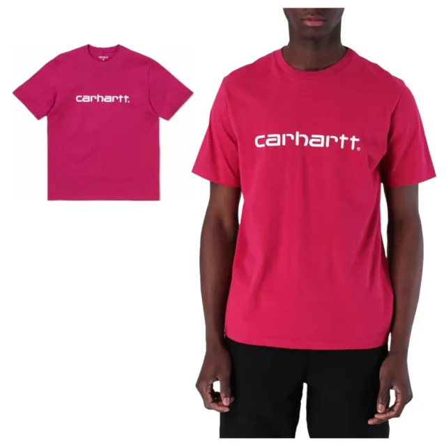 【carhartt】Carhartt wip 純棉 基本款字母logo 圓領 短袖T恤 多色可選(美國進口平行輸入)