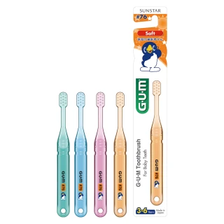 【G.U.M】兒童專業護齒牙刷1入-小巧頭-軟毛(3-6歲)