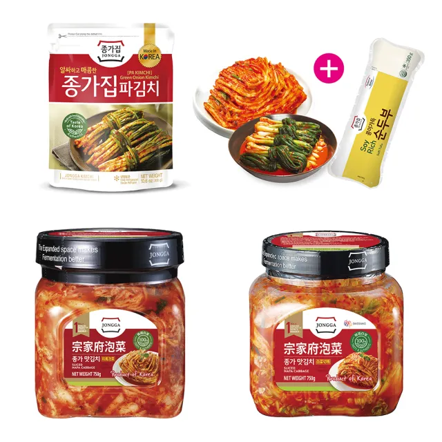 【宗家府】Kimchi人氣商品任選3件組(贈豆腐)