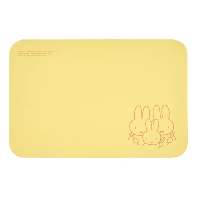 【Miffy 米飛】20秒進階瞬吸 軟式珪藻土吸水地墊 日常  兔年 交換禮物(60x40cm)