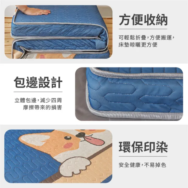 【DaoDi】床墊 冰絲乳膠床墊尺寸單人軟墊90x200cm(宿舍床墊/單人床墊/折疊床墊)