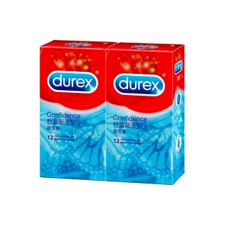 【Durex杜蕾斯】薄型裝保險套12入*2盒(共24入 保險套/保險套推薦/衛生套/安全套/避孕套/避孕)