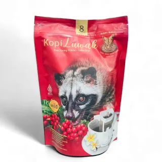 印尼野生麝香貓咖啡濾掛式8入組(一袋)