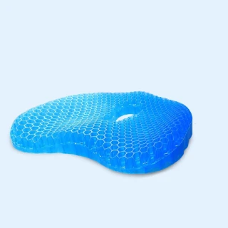 【HONDONI】新款7D GEL水感凝膠涼感美臀舒壓坐墊(海水藍Q3-BL)