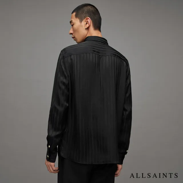 【ALLSAINTS】AURIGA 俐落條紋長袖襯衫 MS165Z(舒適版型)