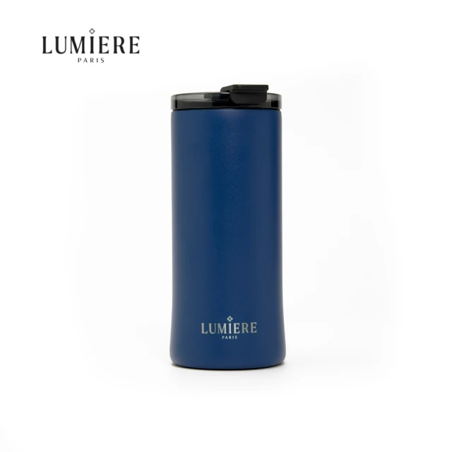 【Lumiere】Glamor Sapphire Blue 防漏防摔隨行保溫杯16oz/480ml-寶石藍(保溫杯 隨行杯 咖啡杯)