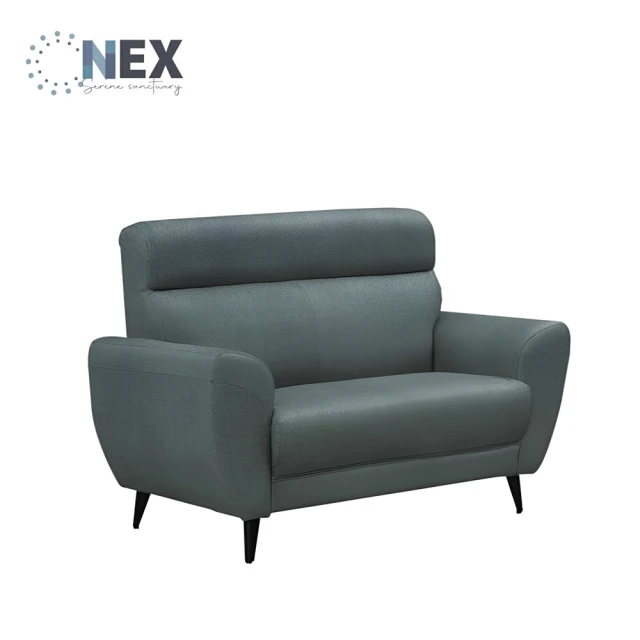 NEX 海倫 雙人座/兩人座 耐抓皮 深灰色沙發(皮沙發/沙發/雙人座)