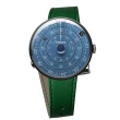 【klokers 庫克】KLOK-01-D7-B 午夜藍錶頭-黑殼+單圈皮革錶帶