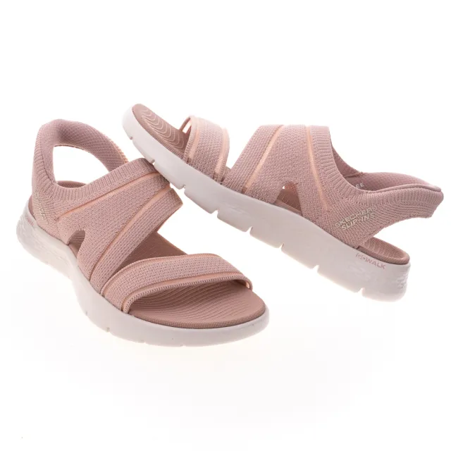 【SKECHERS】女鞋 健走系列涼拖鞋 瞬穿舒適科技 GO WALK FLEX SANDAL(141482BLSH)