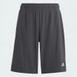 【adidas 愛迪達】短褲 大童 女童 運動褲 J D4T SHORTS 黑 IR7553