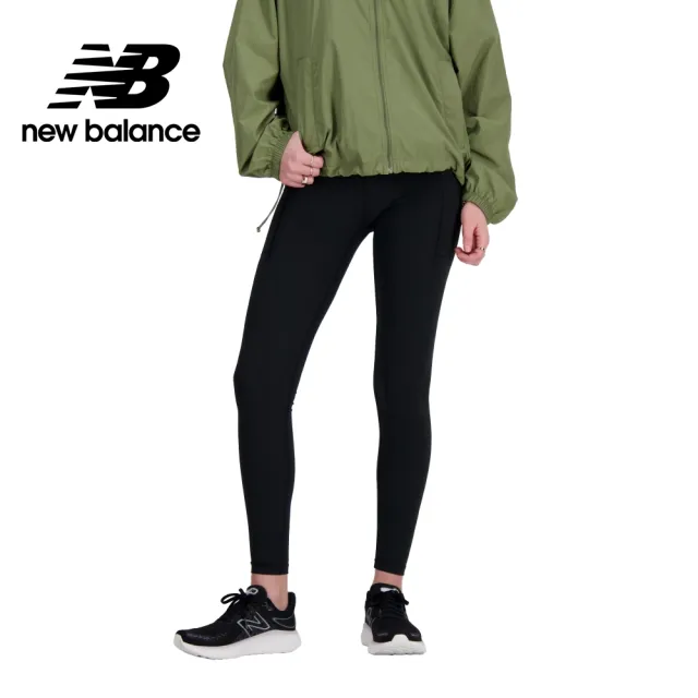 【NEW BALANCE】NB 高腰運動緊身褲_女性_黑色_AWP41275BK(亞版 版型正常)