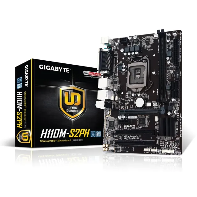 【GIGABYTE 技嘉】GA-H110M-S2PH 主機板