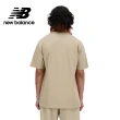 【NEW BALANCE】NB 厚磅LOGO短袖上衣_男性_卡其色_MT41533SOT(美版 版型偏大)