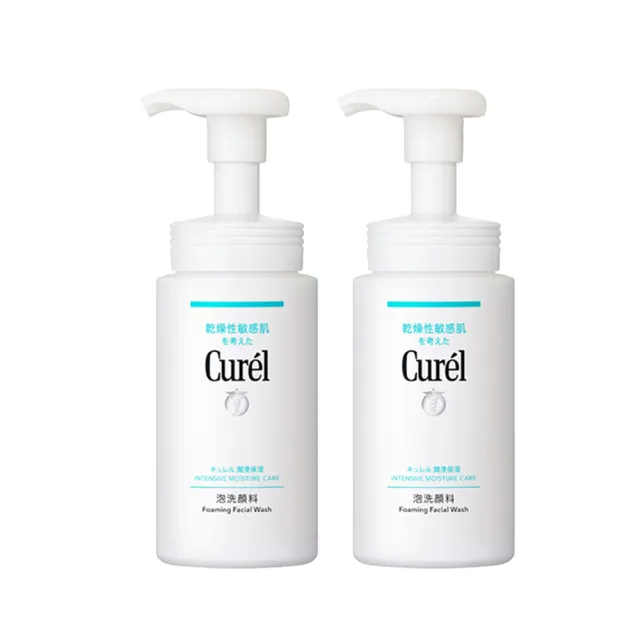 【日本花王Curel】泡泡洗顏慕斯150ml_2入