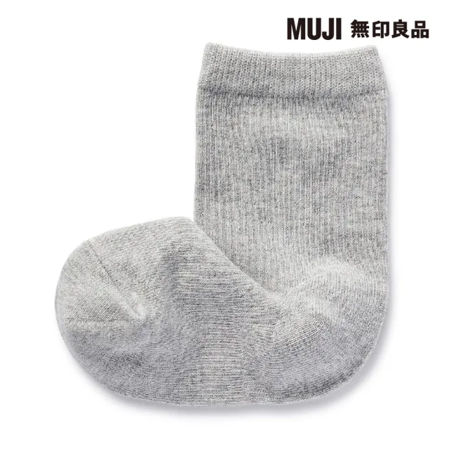 【MUJI 無印良品】兒童棉混直角襪(共8色)