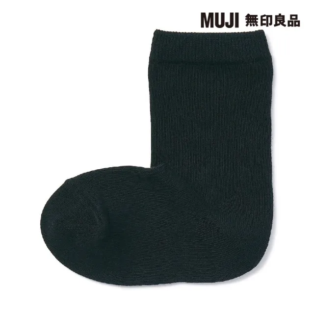 【MUJI 無印良品】兒童棉混直角襪(共8色)