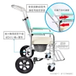 【恆伸醫療器材】ER-4351 45度半躺式洗澡便椅/馬桶椅/洗澡床/便器椅/便盆椅(有輪可推、可架馬桶、可半躺)