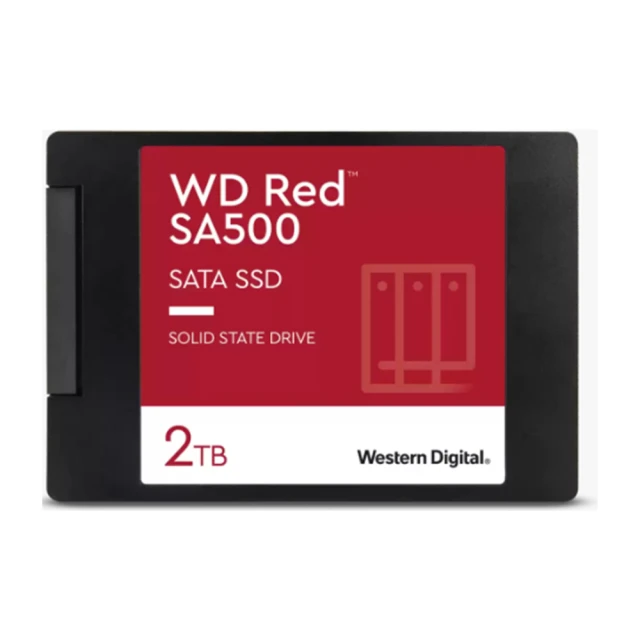 WD 威騰 WD Red紅標 SA500 NAS SATA SSD 2.5 吋 2TB(WDS200T2R0A)