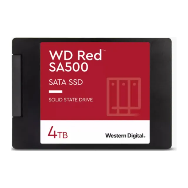 【WD 威騰】WD Red紅標 SA500 NAS SATA SSD 2.5 吋 4TB(WDS400T2R0A)