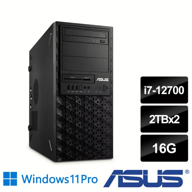【ASUS 華碩】i7會計系統專用機(WS760T/i7-12700/16G/2TBx2 HDD/750W/W11P)