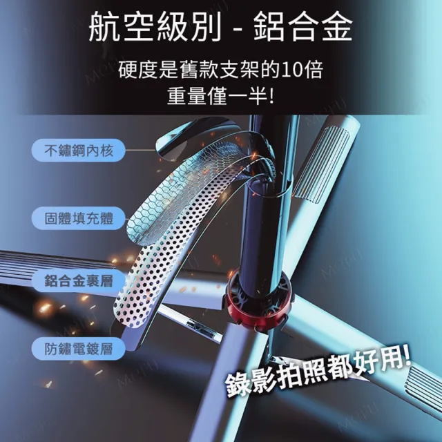 【MEFU】MEFU PRO 升級款藍芽 補光自拍棒(藍芽提速50%、手持穩定、補光自拍棒)