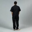 【Dickies】男款黑色33999抗皺材質經典短袖連身工作服｜DK011765BLK