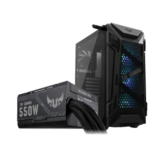 【ASUS 華碩】機殼+550W★TUF GT301電競機殼+TUF GAMING  550W 電源供應器(機殼+電源)