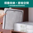 【TengYue】買一送一 透明防水居家床底耐重收納箱40x50cm(中號30L 可折疊 防塵衣物 床底 棉被收納 整理箱)