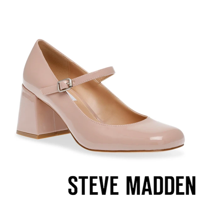 STEVE MADDEN PEP TALK 粗跟方頭瑪莉珍鞋