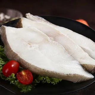 【一手鮮貨】格陵蘭無肚洞扁鱈切片(5片組/單片380g±10%包冰25%)