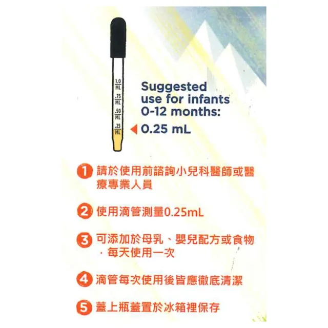 【NORDIC NATURALS 北歐天然】貝比D 液體維生素D3滴劑 2瓶組(22.5ml/瓶)