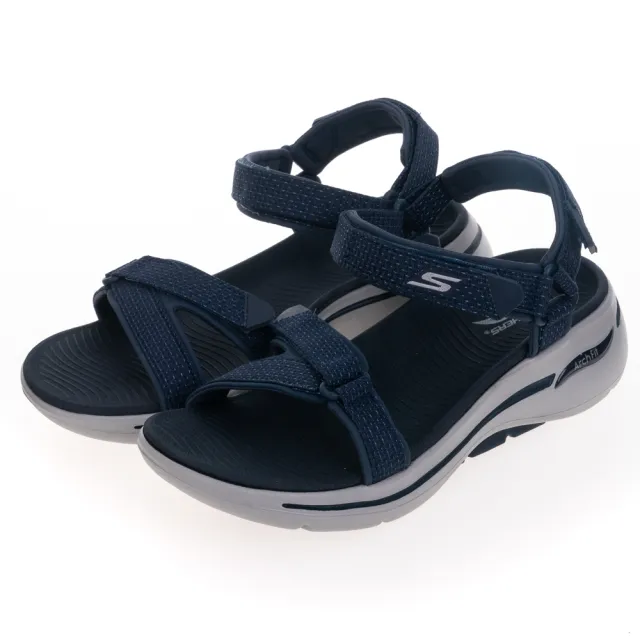 【SKECHERS】女鞋 健走系列涼拖鞋 GO WALK ARCH FIT SANDAL(140251WNVY)