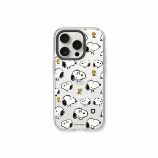 【RHINOSHIELD 犀牛盾】iPhone 12系列 Clear MagSafe兼容 磁吸透明手機殼/Sticker-Snoopy&胡士托(史努比)