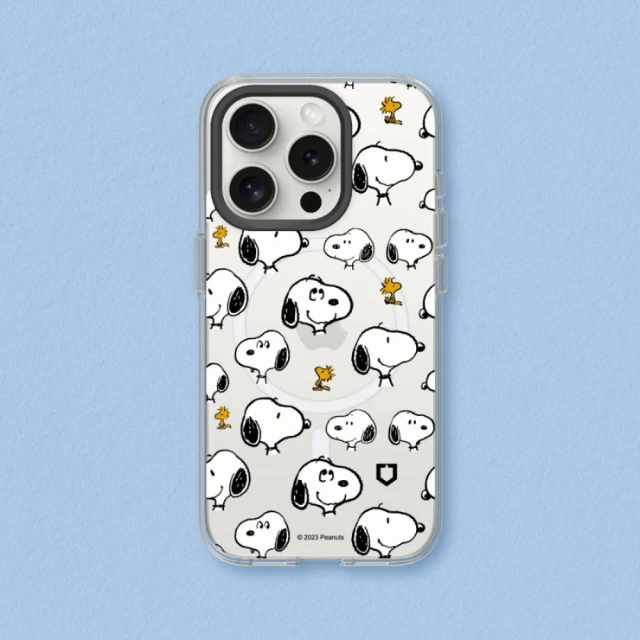 RHINOSHIELD 犀牛盾 iPhone 12系列 Clear MagSafe兼容 磁吸透明手機殼/Sticker-Snoopy&胡士托(史努比)