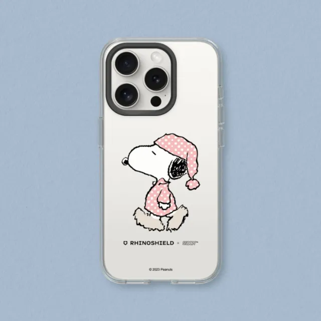 【RHINOSHIELD 犀牛盾】iPhone 14系列 Clear透明防摔手機殼/史努比-Snoopy Go to sleep(Snoopy)