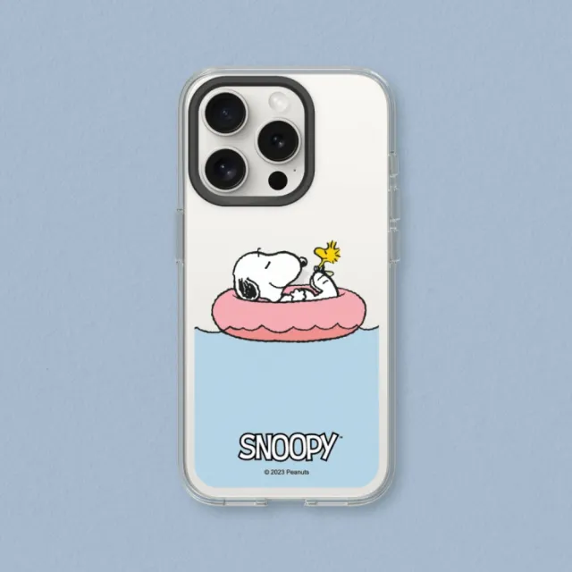 【RHINOSHIELD 犀牛盾】iPhone 14系列 Clear透明防摔手機殼/史努比-Chill moment(Snoopy)