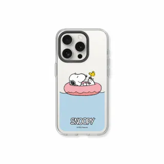 【RHINOSHIELD 犀牛盾】iPhone 15系列  Clear透明防摔手機殼/史努比-Chill moment(Snoopy)