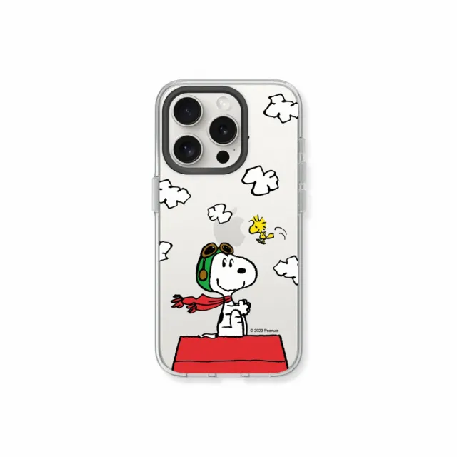 【RHINOSHIELD 犀牛盾】iPhone 12系列 Clear透明防摔手機殼/史努比-小小飛行員(Snoopy)