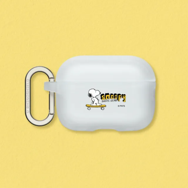 【RHINOSHIELD 犀牛盾】AirPods Pro2/Pro/第3/2/1代 無線耳機保護殼/史努比-溜滑板(Snoopy)