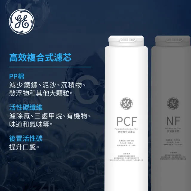 【GE 奇異】高效複合式PCF濾芯(極光400G.600G專用)